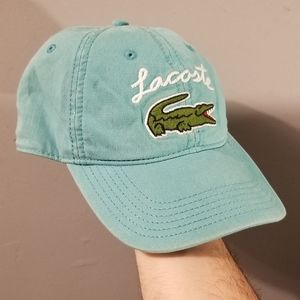 Vintage Style Lacoste  Unisex dad cap baby blue one size Lacoste Devanlay Cap